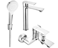 Mexen Royo R05 fürdőkád szett, króm - 72213R05-00