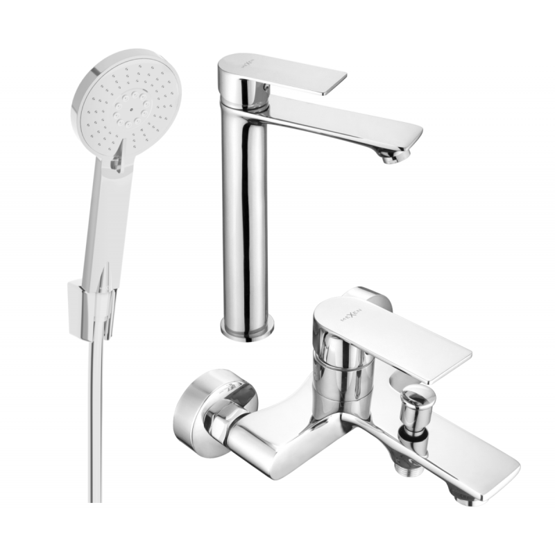 Mexen Royo Set de cadă R40, crom - 72213R40-00