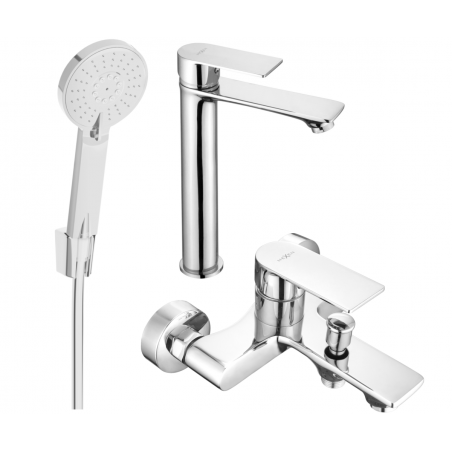 Mexen Royo Set de cadă R40, crom - 72213R40-00