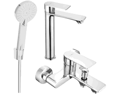 Mexen Royo R40 kádcsaptelep készlet, króm - 72213R40-00