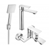 Mexen Royo R45 set de baie, crom - 72213R45-00