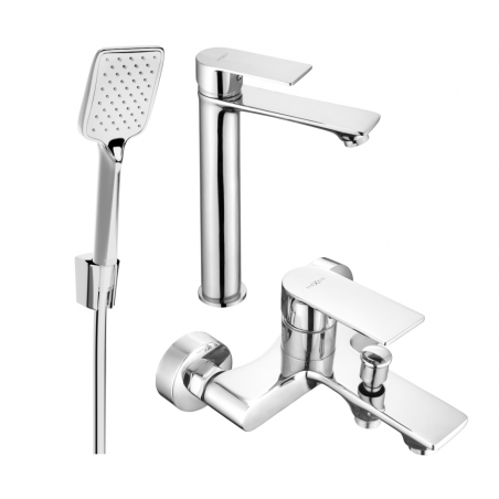 Mexen Royo Set cadă R62, crom - 72213R62-00