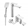 Mexen Royo Set cadă R62, crom - 72213R62-00