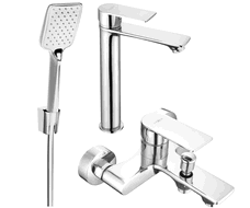 Mexen Royo R62 fürdőkád készlet, króm - 72213R62-00