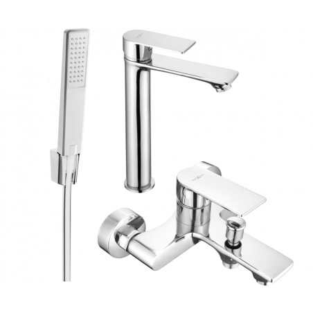 Mexen Royo R72 kád készlet, Króm - 72213R72-00