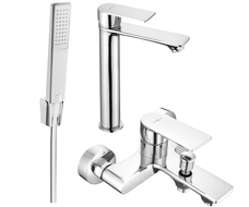 Mexen Royo Set de baie R72, crom - 72213R72-00
