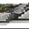 Mexen Tomas Albă Chiuvetă de granit cu 2 compartimente și baterie de bucătărie Flora, Albă - 6516-20-670401-07