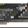 Mexen Tomas chiuvetă de granit cu 2 compartimente cu baterie de bucătărie Flora, gri - 6516-71-670401-06
