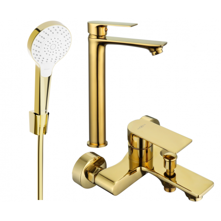 Mexen Royo R05 set pentru cadă, auriu - 72213R05-50
