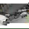 Mexen Vega cadă dreptunghiulară de 150 x 70 cm cu panouri si paravan cu 2 aripi 100 cm, transparent, crom - 550115070X9210020100