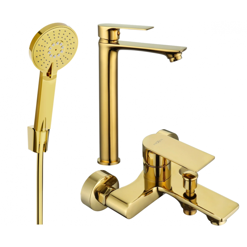 Mexen Royo Set de baie R40, auriu - 72213R40-50