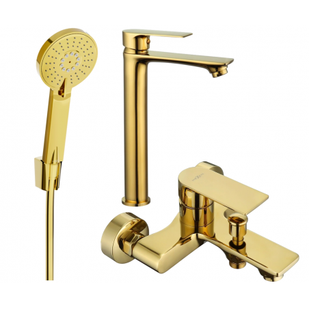 Mexen Royo Set de baie R40, auriu - 72213R40-50