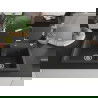 Mexen Tomas chiuvetă de granit cu 2 compartimente cu baterie de bucătărie Flora, negru cu pete - 6516-76-670401-07