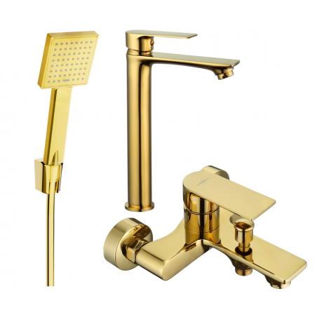 Mexen Royo R45 set de baie, auriu - 72213R45-50
