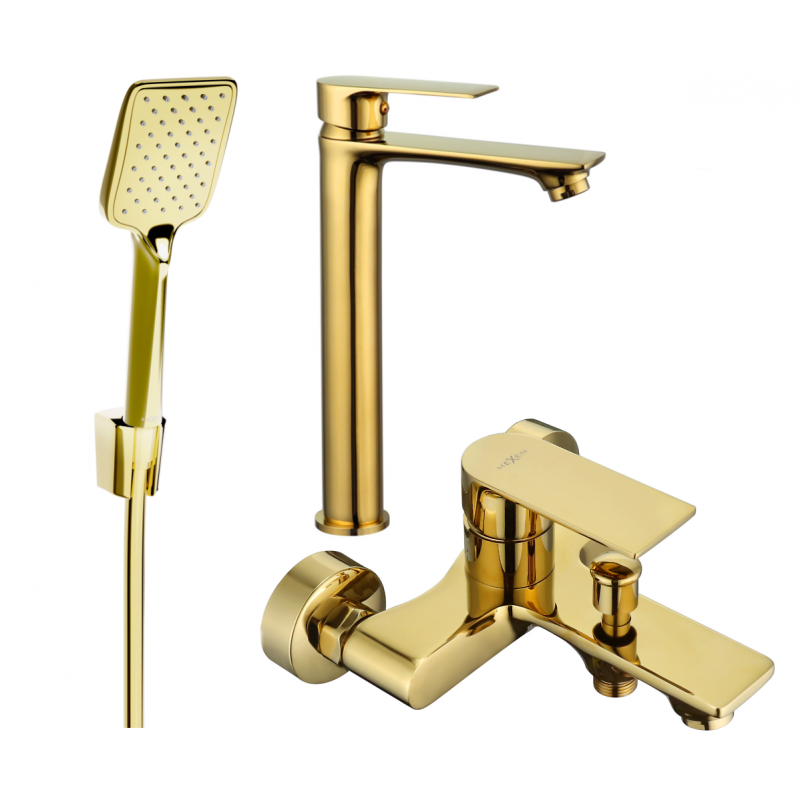 Mexen Royo Set de baie R62, auriu - 72213R62-50