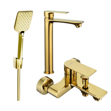Mexen Royo Set de baie R62, auriu - 72213R62-50
