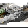 Mexen Tomas Albă Chiuvetă de granit cu 2 compartimente și baterie de bucătărie Flora, Neagră - 6516-77-670401-57-B