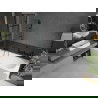 Mexen Vega cadă dreptunghiulară de 150 x 70 cm cu panouri si paravan cu 2 aripi 100 cm, Model negru - 550115070X9210027077