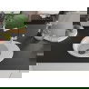 Mexen Kevin chiuvetă de bucătărie din granit cu 1 cuvă și scurgător și robinet de bucătărie Flora, alb - 6517-20-670401-07-B
