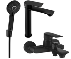 Mexen Royo R40 set cadă, Neagră - 72213R40-70