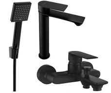 Mexen Royo Set cadă R45, negru - 72213R45-70