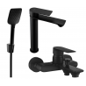 Mexen Royo Set de baie R62, negru - 72213R62-70