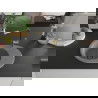 Mexen Kevin chiuvetă de granit cu un compartiment, cu picurător și baterie de bucătărie Flora, Gri - 6517-71-670401-57-B