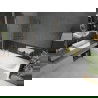 Mexen Vega cadă dreptunghiulară de 160 x 70 cm cu panouri si paravan cu 2 aripi 80 cm, transparent, auriu - 550116070X9208025000