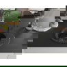 Chiuvetă granit Mexen Kevin 1-cameră cu scurgător și baterie bucătărie Flora, negru/argintiu metalic - 6517-73-670401-70-B