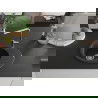 Mexen Kevin chiuvetă de granit cu 1 cameră și scurgător și robinet de bucătărie Flora, negru/auriu metalic - 6517-75-670401-00