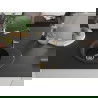 Mexen Kevin chiuvetă de granit 1-cameră cu scurgător și baterie de bucătărie Flora, negru/auriu metalic - 6517-75-670401-57-G