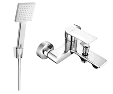 Mexen Royo R45 kádtöltő csaptelep zuhanykészlettel, króm - 7223R45-00
