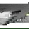 Mexen Vega cadă dreptunghiulară de 170 x 70 cm cu panouri si paravan cu 2 aripi 100 cm, transparent, crom - 550117070X9210020100