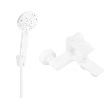 Mexen Royo R40 baterie de cadă cu set de duș, albă - 7223R40-20