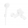 Mexen Royo R40 baterie de baie cu set de duș, albă - 7223R40-20