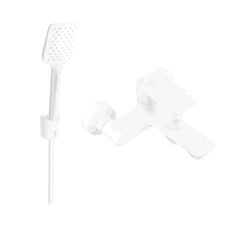 Mexen Royo R62 baterie de cadă cu set de duș, albă - 7223R62-20