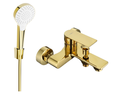 Mexen Royo R05 baterie de cadă cu set de duș, auriu - 7223R05-50