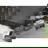 Mexen Vega cadă dreptunghiulară de 170 x 70 cm cu panouri si paravan cu 2 aripi 80 cm, Model negru - 550117077X9208027077
