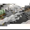 Mexen Carlos Chiuvetă de granit de 1,5 compartiment și baterie de bucătărie Flora, Gri - 6518-71-670401-57-B