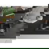 Mexen Carlos chiuvetă de granit cu 1,5 compartimente cu baterie de bucătărie Flora, negru/auriu metalic - 6518-75-670401-00