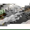 Mexen Carlos Chiuvetă de granit de 1,5 compartiment și baterie de bucătărie Flora, Negru cu picățele - 6518-76-670401-07-B