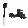 Mexen Royo Set baterie pentru cadă R62 cu duș, negru - 7223R62-70