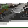Mexen Carlos chiuvetă de granit 1,5 compartimente cu baterie de bucătărie Flora, negru cu pete - 6518-76-670401-70-B