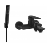 Mexen Royo R72 baterie de cadă cu set de duș, neagră - 7223R72-70