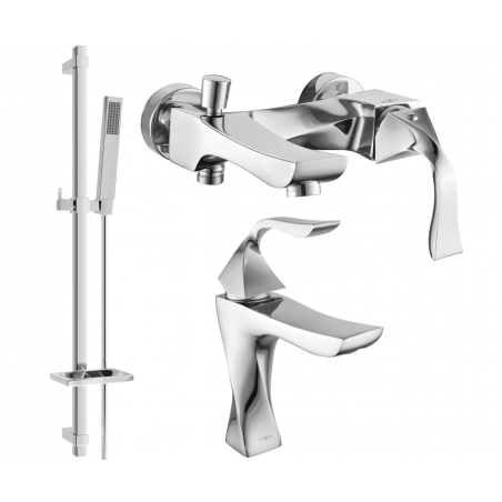 Mexen Estrella DQ02 set baie, crom - 72303DQ02-00