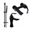 Mexen Estrella Set cadă DQ02, negru - 72303DQ02-70
