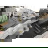 Mexen Leo chiuvetă de granit cu un compartiment, cu picurător și baterie de bucătărie Elia, Neagră picățele - 6501-76-670101-50