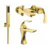 Mexen Estrella R02 set de baie, auriu - 72303R02-50