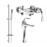 Mexen Estrella DQ02 set de baie, crom - 72313DQ02-00