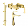 Set pentru cadă Mexen Estrella DQ02, auriu - 72313DQ02-50